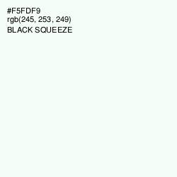 #F5FDF9 - Black Squeeze Color Image